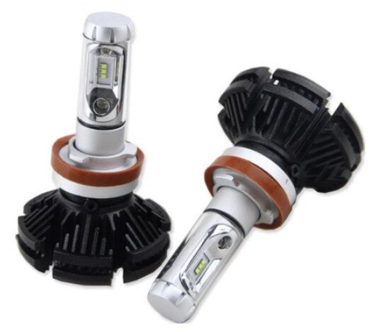 Set 2 becuri led auto X3 H4 putere 50W 6000 lumeni cu 2 faze OFF